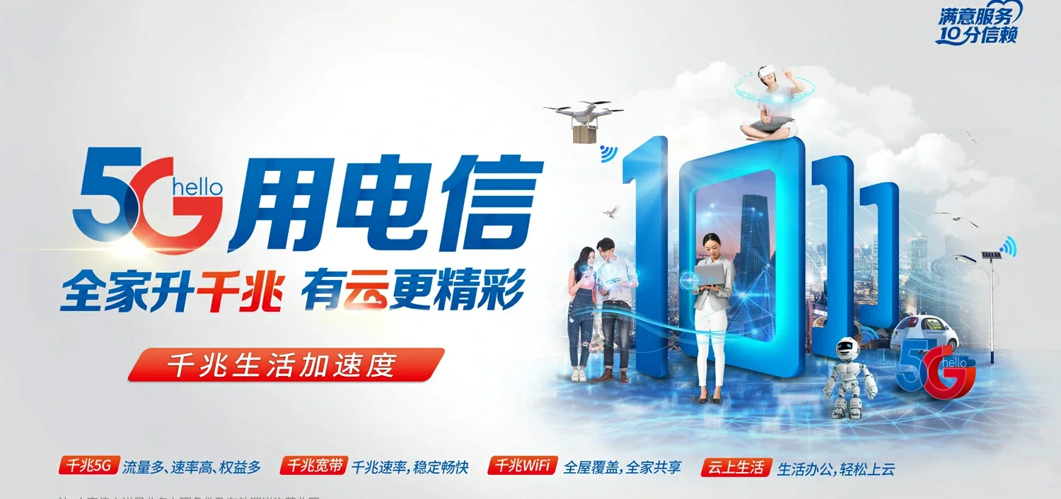中国电信 碾子山区电信宽带 宽带套餐
